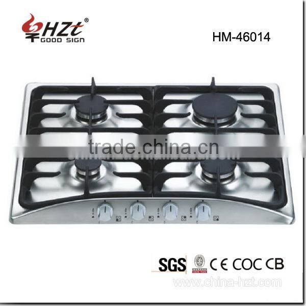 Cheaper 4 burner corner gas cooker hob