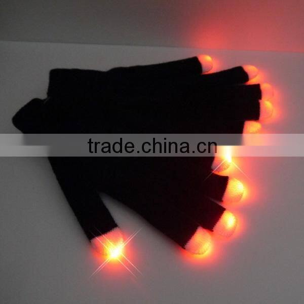2016 Highly specialized gloves Wholesale Lighting Up LED Gloves high quality promotional led gloves