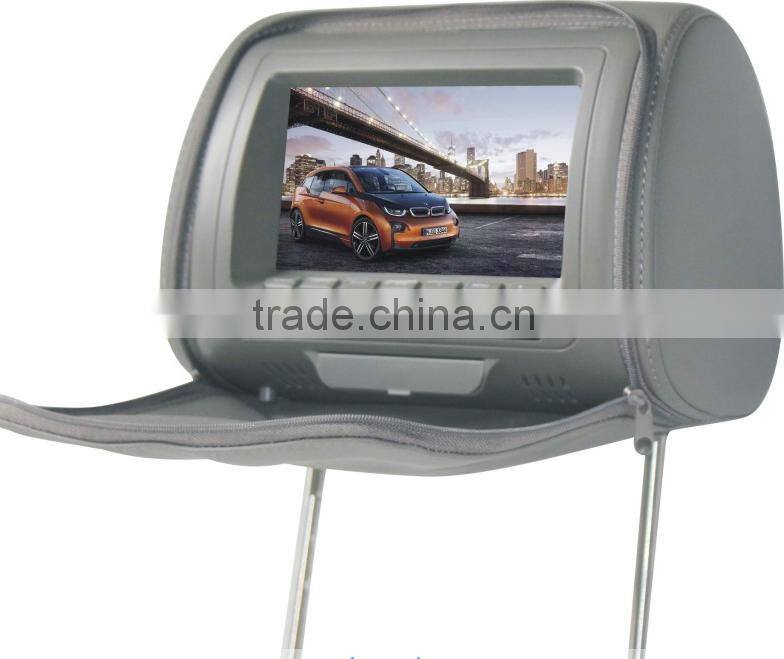 Headrest TFT-lcd minitor car universal headrest monitor