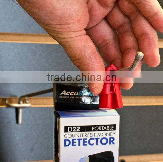 china factory supply cheapest Euro hanger ABS stop locks/stop lock hook/EAS stop lock