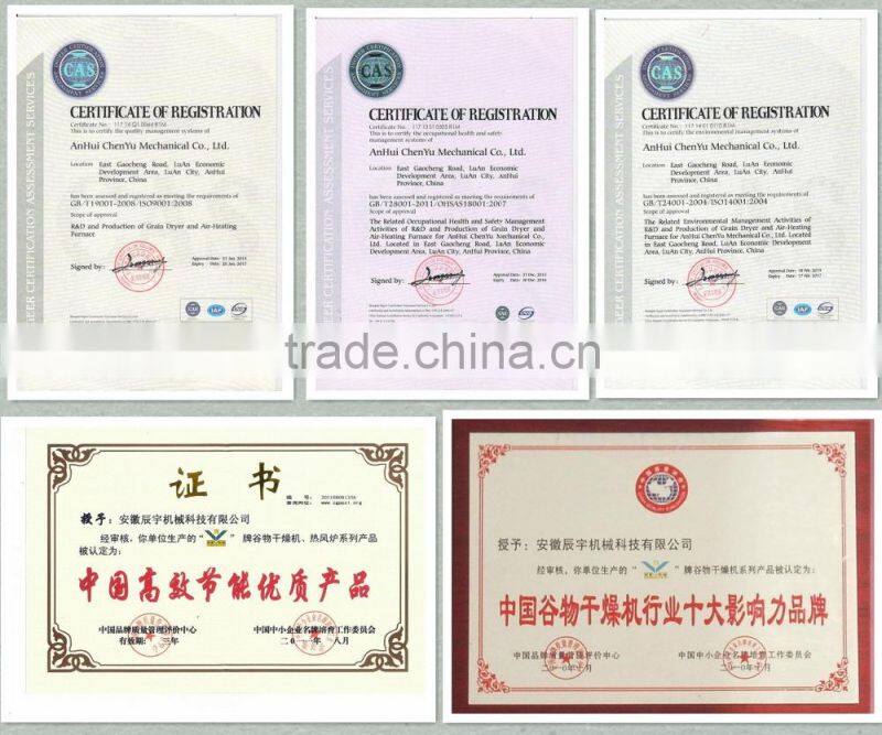 Automatic Temperature Control 35T Corn Grain Dryer with Husk Burner