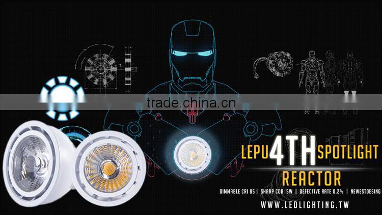 anti-glare high cri>95 cob light gu10 led 2700k dimmable with 3years warranty