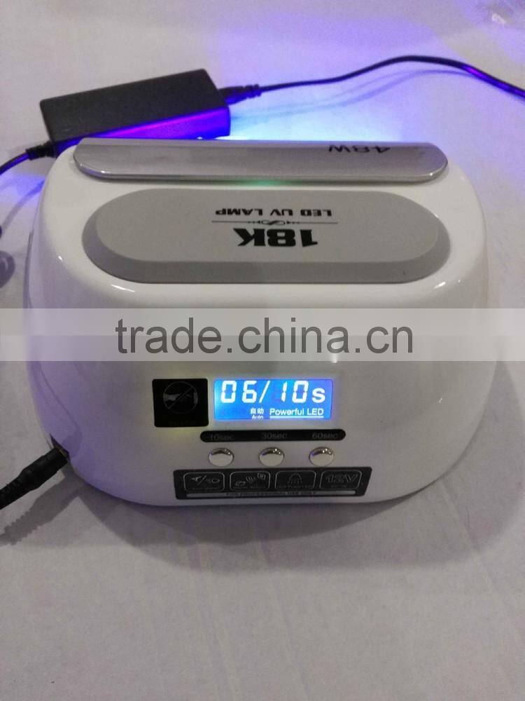 2016 Alibaba China Best Selling Nail Lamp 18K 48W LED UV Nail Lamp with Automatic Sensor and Timer Setting for Nails Gel