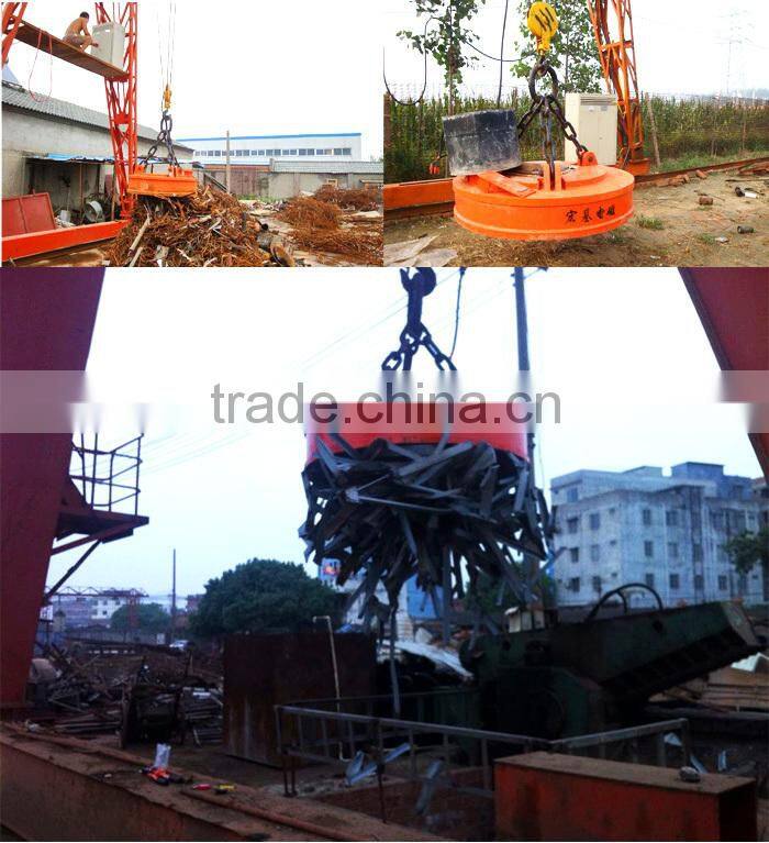 High efficient electric crane lifting magnet for sale,magnetic lifter