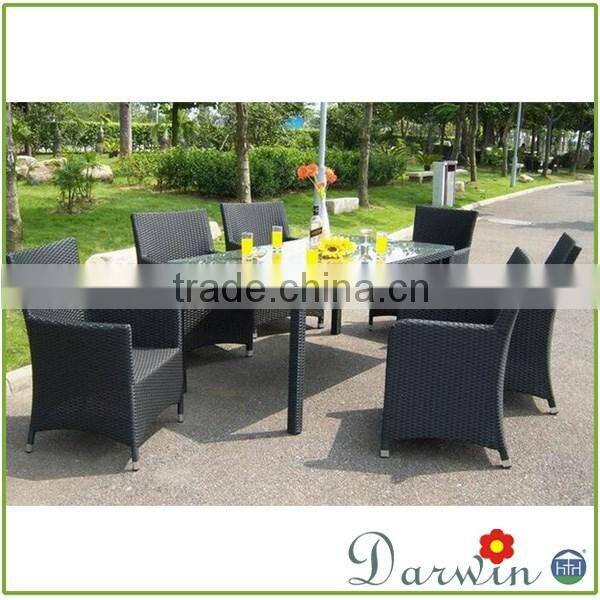 Pool furniture rattan dining set wicker garden sets