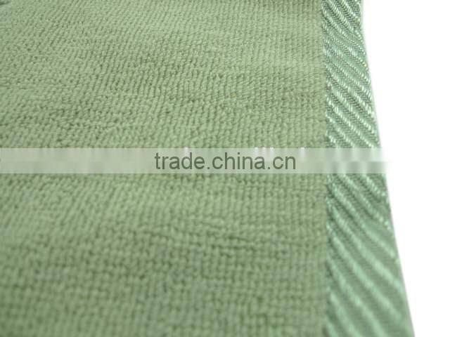 Cream Green Embossed Jacquard Tea Towel