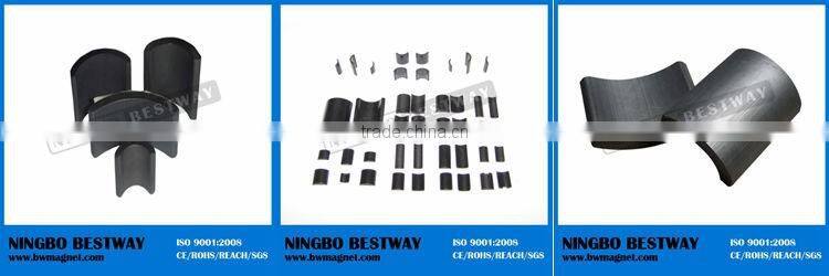 Factory Direct Cheap Price hard ceramic Strong Arc Ferrite Magnets