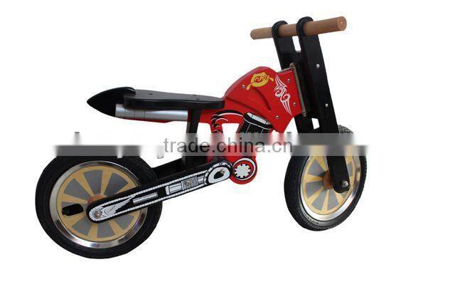 new ride on wooden tricycle toy, wooden balance bike