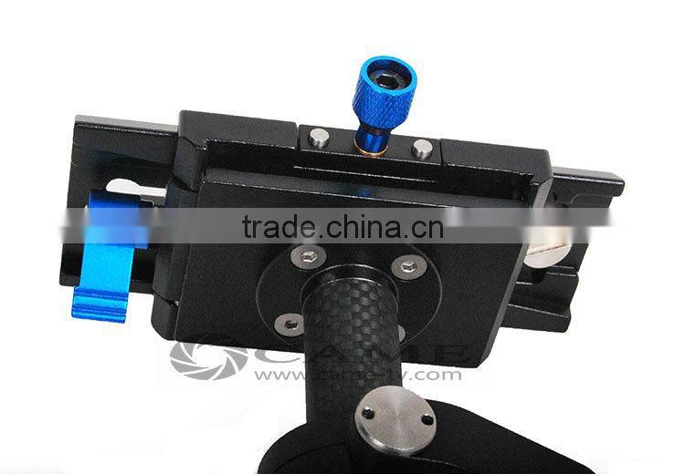 S63C 63CM Foldable Mini Handheld Carbon Fiber Steadycam Camera Stabilizer
