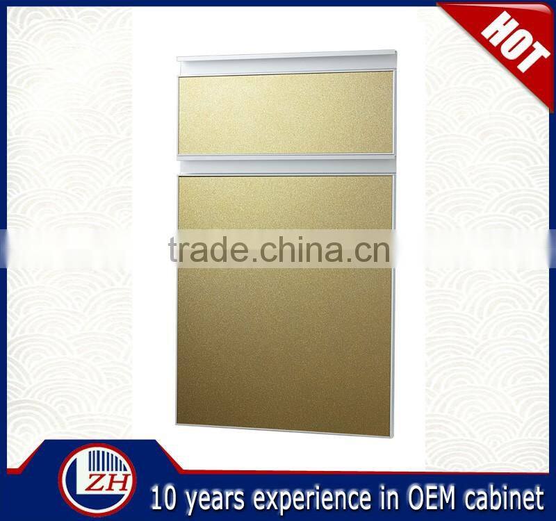 professional uv plain color kitchen cabinet swinging door design China