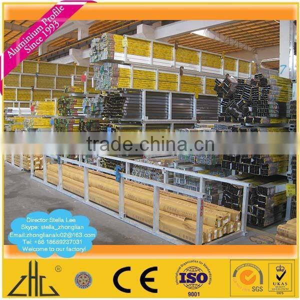 Wow!! anodized aluminium frame OEM/timber grain aluminium profile to make door and window/paper transfer wood grain alu profiles