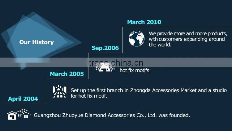 Top Class Lead Free Epxoy Fashion Heat Transfers Strass Motif