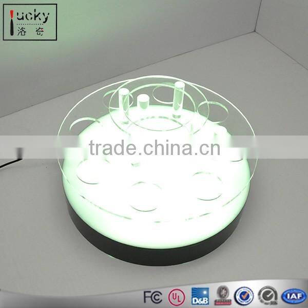 Hot Selling Bar or Kitchen Acrylic Wine bottle Desktop Display Stand