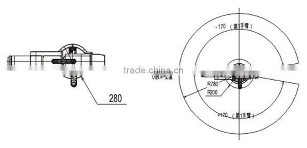 Automatic Six axis Multi joint Robot