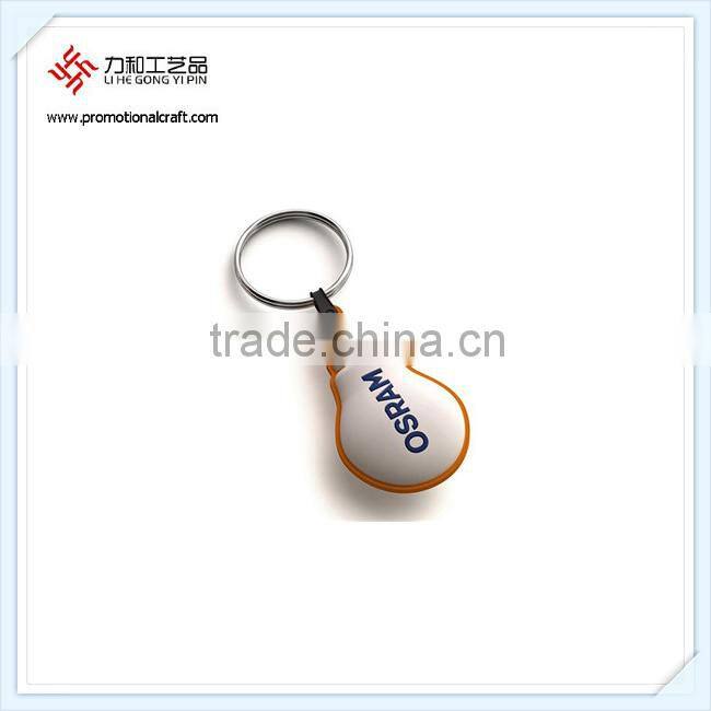 China Factory Sublimation Souvenir PVC Keychain