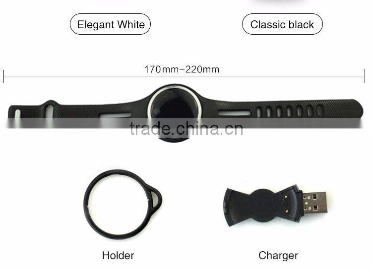 Touch Screen Smart Wristband E06 Bracelet Fitness Wearable Tracker Waterproof IP67 Bluetooth Watch for Android 4.4 IOS