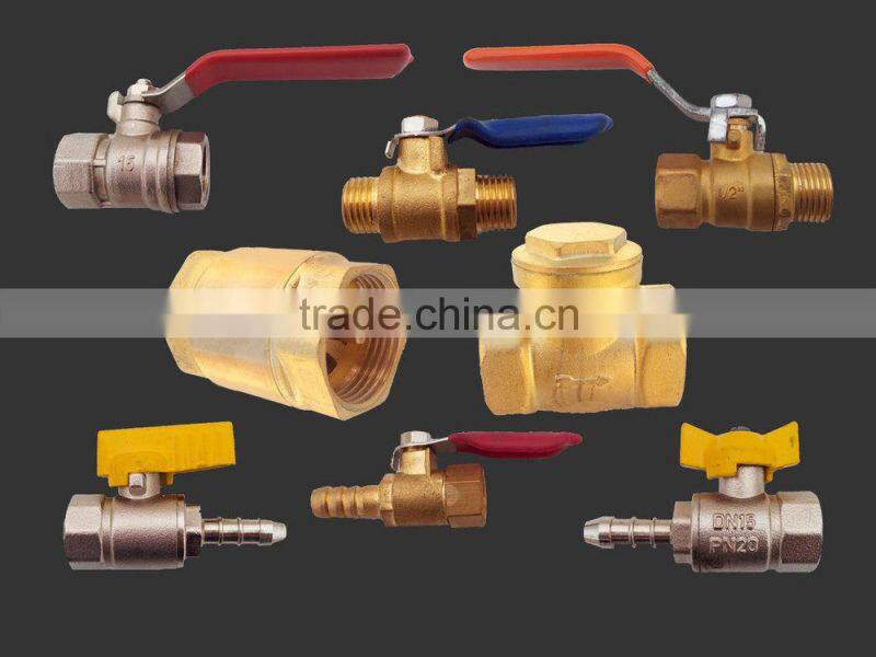 1/2", 3/4", 1" Brass Check Valve (Swing Type) with forged body