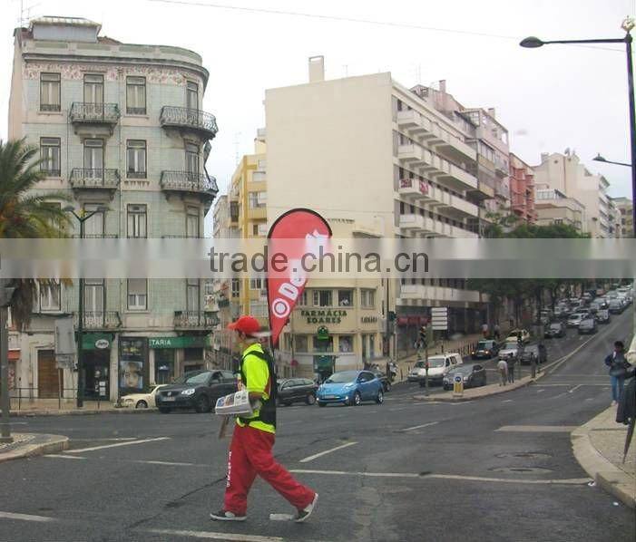 China Patent Combination Walking Backpack Billboard Flag Banner