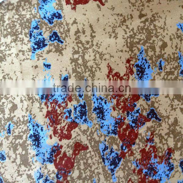 plain 100%cotton printed fabric for ladies' dressing