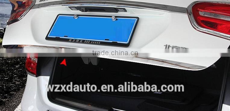 Rear Door Gate Trunk Streamer Cover Trim 1Pcs ABS Chrome For Gla 2015 Spart Parts Accessories