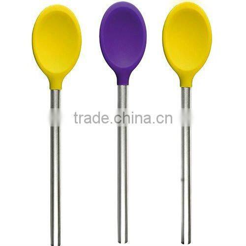 Hot Sell High Quality Fda Lfgb Sgs Silicone Scoop For Kids
