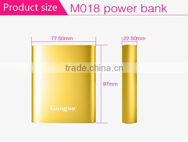 Hot selling Power Bank for Online Shopping 10000mAh Portable Xiaomi Power Bank for iPhone 6, Samsum Galaxy S6