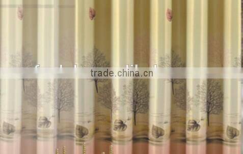 New polyester sheer curtain and print curtains blackout printed curtain fabric