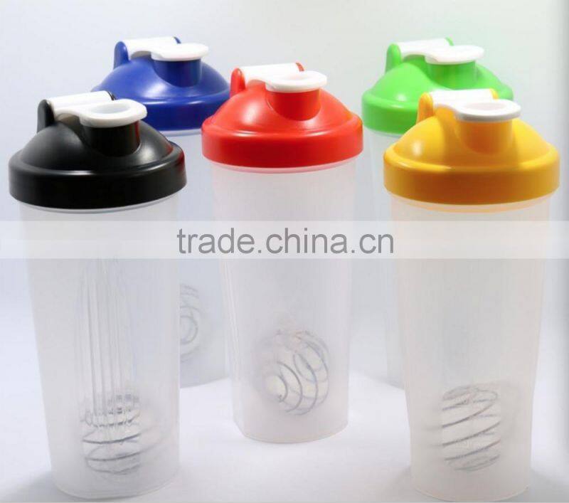 2015 hot selling plastic 500ml plastic sport joyshaker drinking bottle