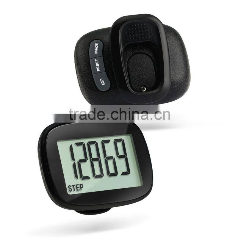 Easy reading quality chip pedometer