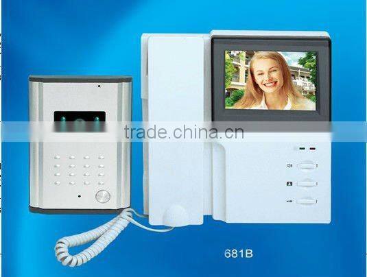 4 inch black/white video door phone /doorphones