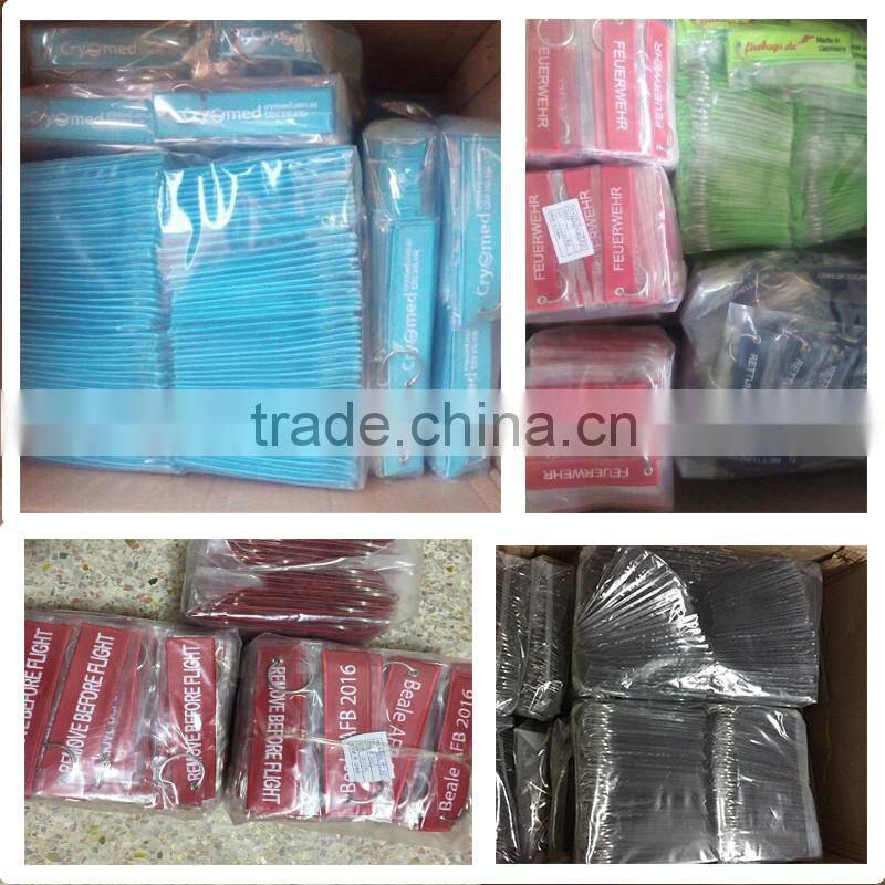 2016 hot sale embroidery keychain