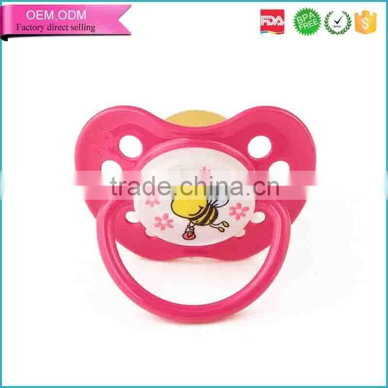 Food grade bear plastic bpa free baby pacifier clip