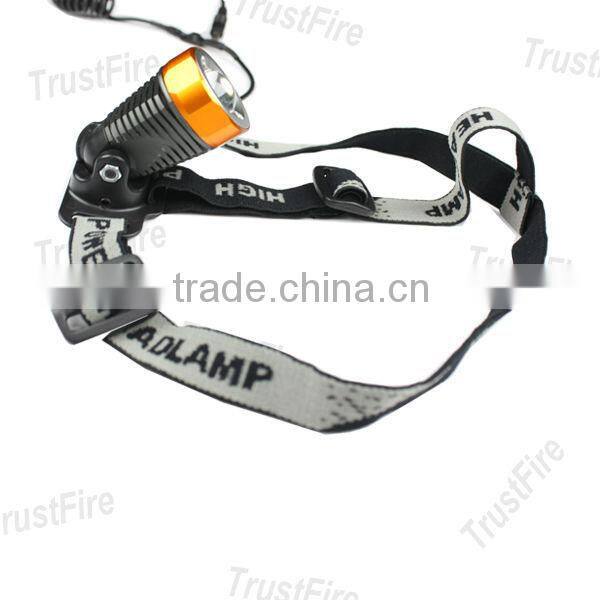 2013 Trustfire Portable 3868 -H6 led headlight CREE XMLT6 400lm rechargeable led headlight from China original factory