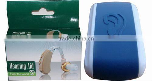 BTE ear hearing aid for helping deafness