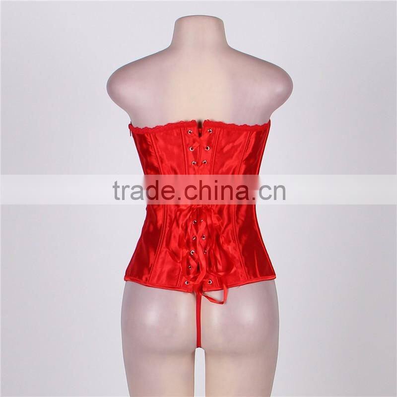 Newest arrival good quality big women sexy busty corset lingerie