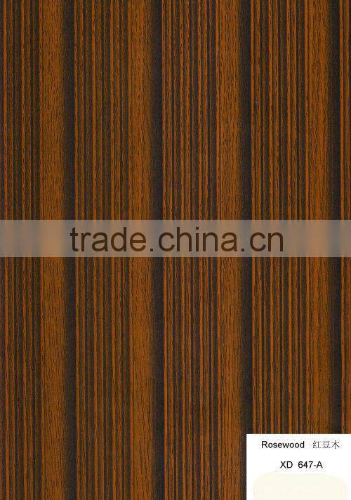 Rosewood wood wood gain hpl laminate BH647/fireproof wall devorative board/compact laminate price