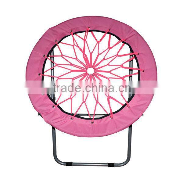 Folding round bungee chair