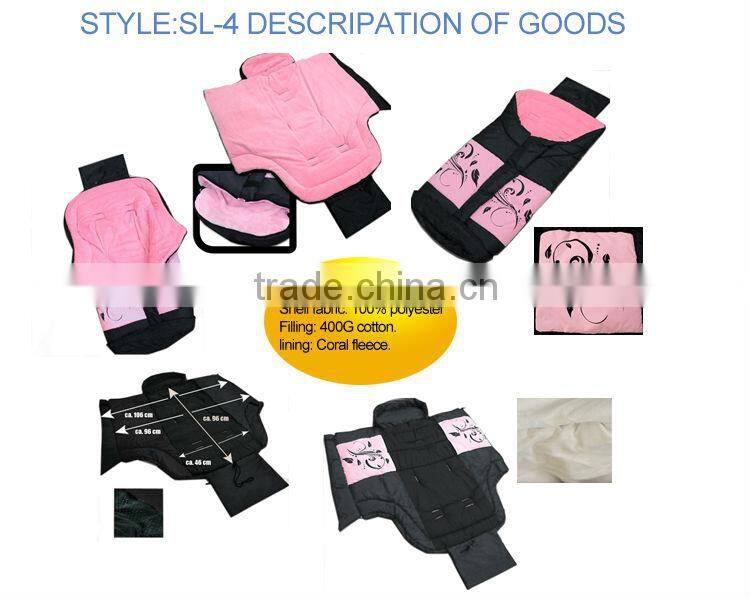 Wholesale safety material infant down sleeping bag for baby