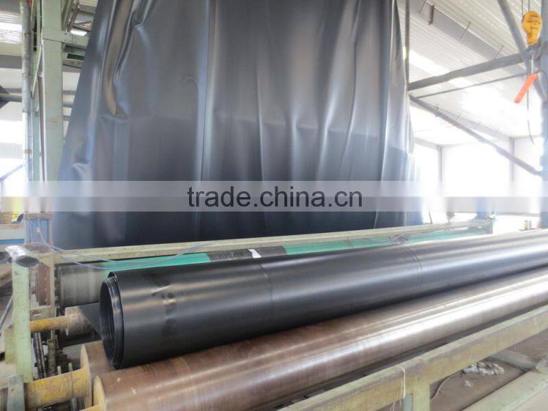 China Top class standard ASTM double side smooth HDPE geomembrane