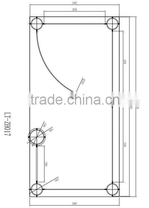 Aluminium Portable Trade Display modular display booth