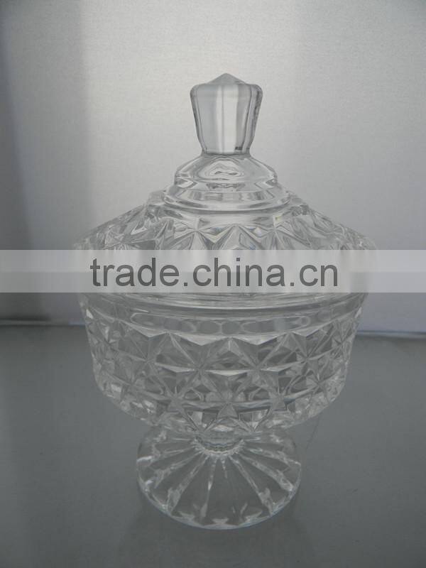 eco-friendly glass candy buffet jar