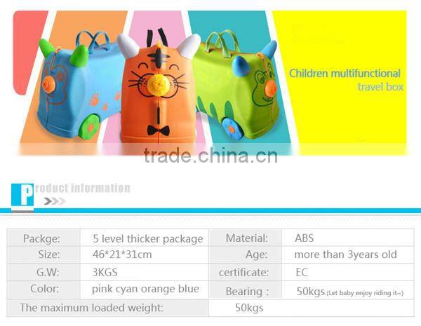 Top quality hot-selling children luggage plastic baby mini toy suitcase