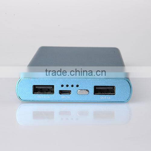 mobile power bank Thin 12000mAh (Blue)