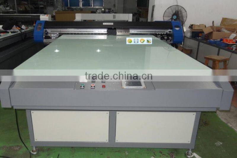 Automatic Flatbed LED UV Printer 1700MM With CMYK Color/Two Print Heads