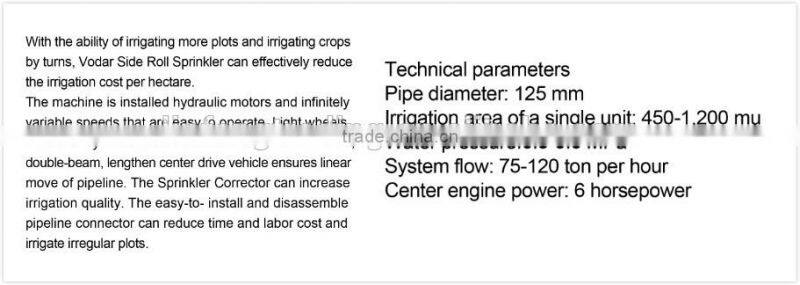 Single Type High Harvest of Rolling Spray Machine/ factory price