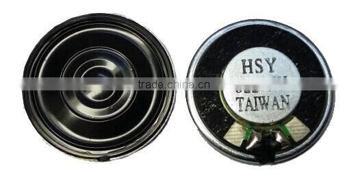 30mm 8ohm plastic cone micro dynamic speaker