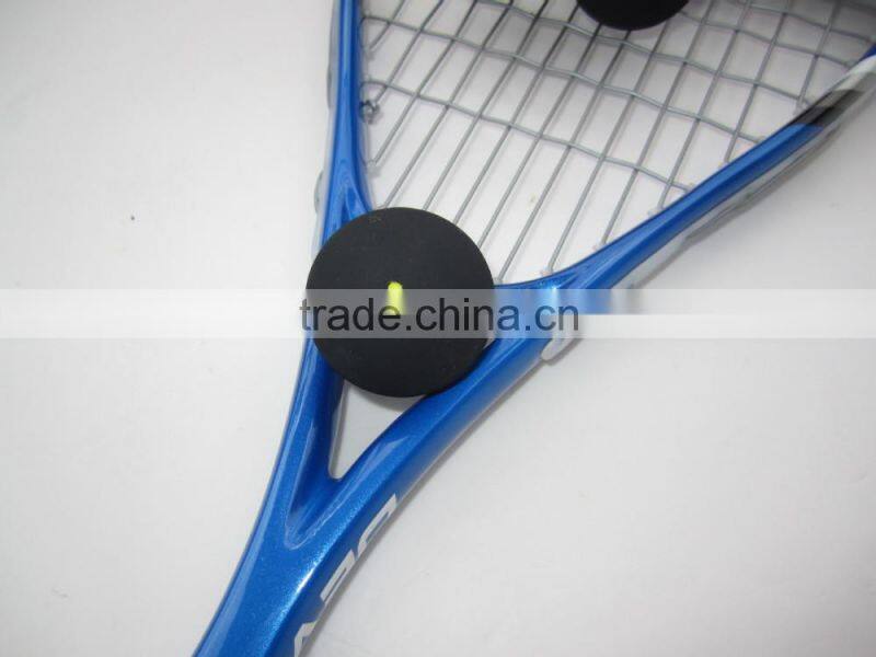 Fangcan One Yellow Dot High Quality Black Squash Ball