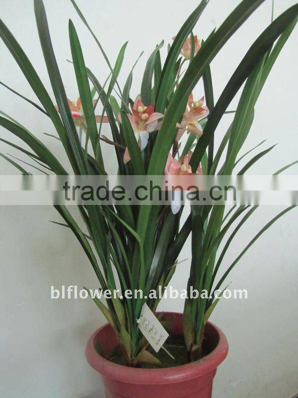 artificial orchid standing bush YL459