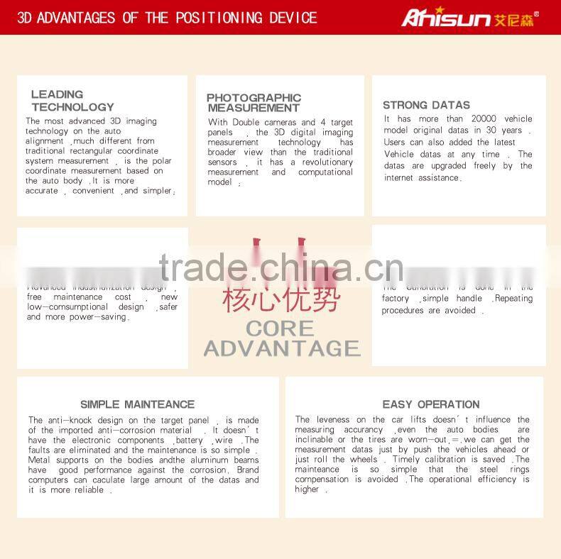 Automatic 3D wheel aligment machine