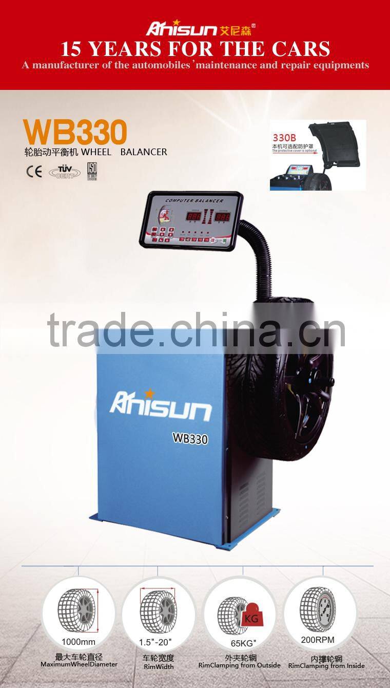 Full Automatic Computer Wheel Balancer Price/Used Car Wheel Balancing Machine Price